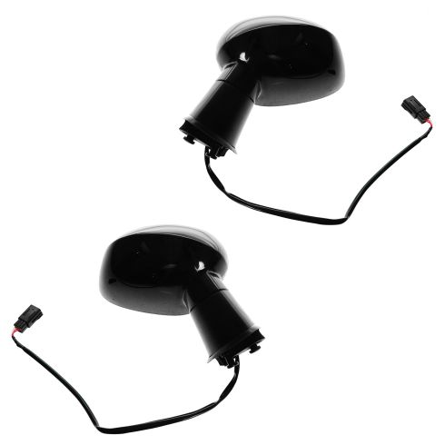 2008-13 Dodge Challenger Driver & Passenger Side 2 Piece Power Without Memory Paint to Match Mirror Set without Heat TRQ MRA09310