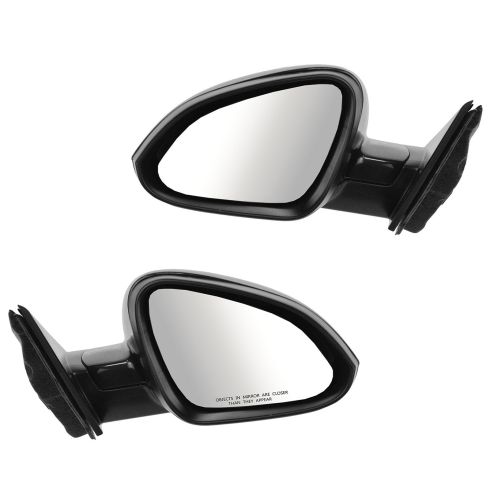 2011-13 Buick Regal Driver & Passenger Side 2 Piece Power Heated Without Memory Paint to Match Mirror Set without Housing Turn Signal TRQ MRA09631