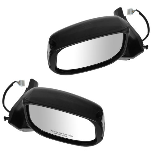 2010-14 Honda Insight EX Driver & Passenger Side 2 Piece Power Heated Without Memory Paint to Match Mirror Set TRQ MRA09607