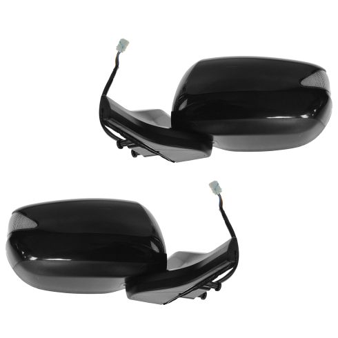 2010-14 Honda Insight EX Driver & Passenger Side 2 Piece Power Heated Without Memory Paint to Match Mirror Set TRQ MRA09607