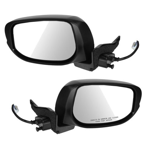 2010-14 Honda Insight EX Driver & Passenger Side 2 Piece Power Heated Without Memory Paint to Match Mirror Set TRQ MRA09607