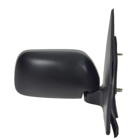 2000-05 Toyota Echo Driver & Passenger Side 2 Piece Manual Remote Without Memory Textured Black Mirror Set TRQ MRA04689