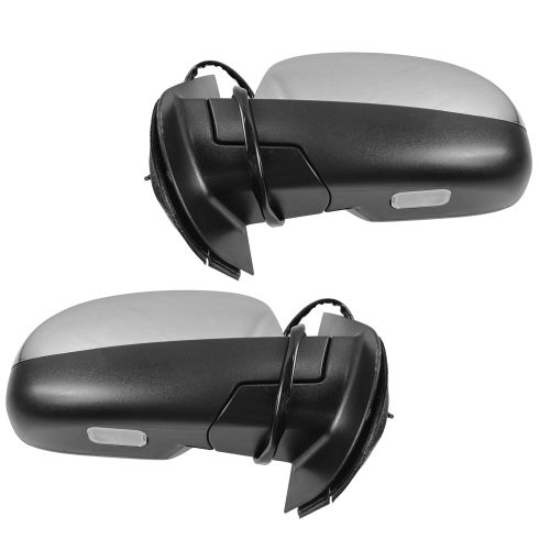 Chevrolet GMC Cadillac Driver & Passenger Side 2 Piece Mirror Set TRQ MRA04695