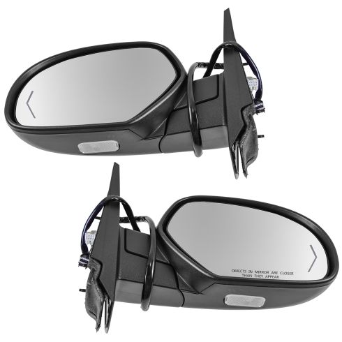 Chevrolet GMC Cadillac Driver & Passenger Side 2 Piece Mirror Set TRQ MRA04695