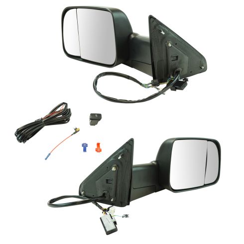 Ram 1500 1500 Classic 2500 3500 Driver & Passenger Side 2 Piece Mirror Set Trail Ridge TR00083