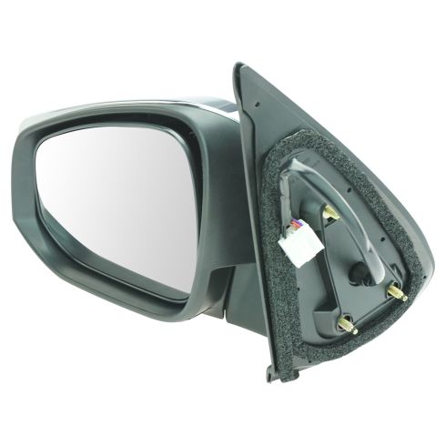2016-23 Toyota Tacoma Driver & Passenger Side 2 Piece Power Heated Without Memory Chrome Mirror Set with Housing Turn Signal, without Blind Spot Indicator TRQ MRA04428