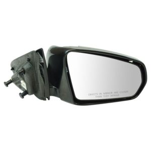 2008-14 Dodge Avenger Driver & Passenger Side 2 Piece Power Heated Without Memory Paint to Match Mirror Set Folding TRQ MRA09350