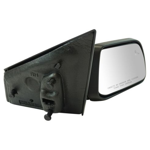 2011 Ford Edge From 2/08/11 Production Date Driver & Passenger Side 2 Piece Power Heated Without Memory Paint to Match Mirror Set with Heat, with Blind Spot Indicator TRQ MRA04305
