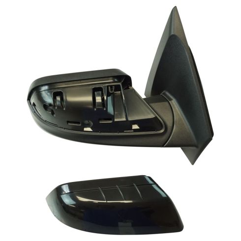 2011 Ford Edge From 2/08/11 Production Date Driver & Passenger Side 2 Piece Power Heated Without Memory Paint to Match Mirror Set with Heat, with Blind Spot Indicator TRQ MRA04305