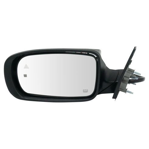 2012-19 Chrysler 300 Driver & Passenger Side 2 Piece Power Heated Without Memory Paint to Match Mirror Set with Housing Turn Signal, with Puddle Light TRQ MRA04512