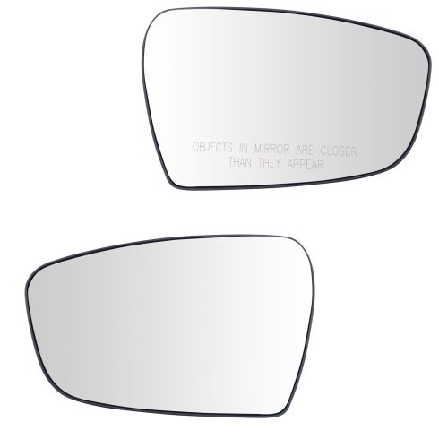 2014-18 Kia Forte Forte5 Driver & Passenger Side 2 Piece Mirror Glass Set TRQ MGA09627