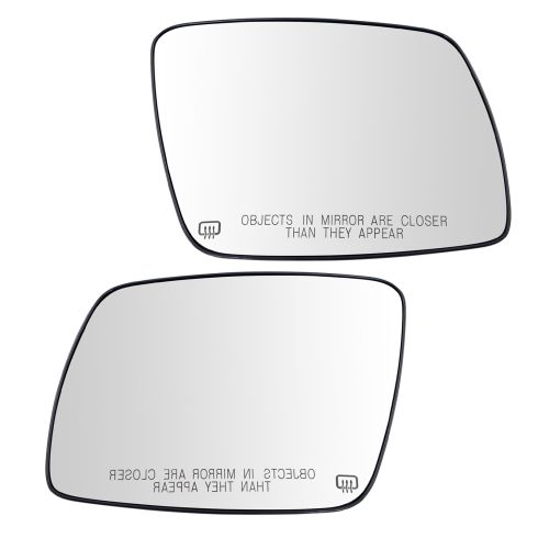 2009-19 Dodge Journey Driver & Passenger Side 2 Piece Mirror Glass Set TRQ MGA09008