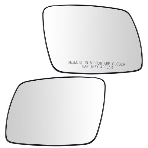 2009-19 Dodge Journey Driver & Passenger Side 2 Piece Mirror Glass Set TRQ MGA04384
