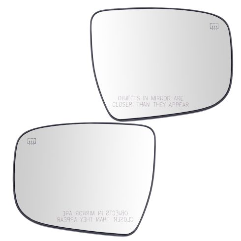 Nissan Murano Pathfinder Rogue Driver & Passenger Side 2 Piece Mirror Glass Set TRQ MGA09014