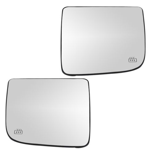 Nissan Titan Driver & Passenger Side 2 Piece Mirror Glass Set TRQ MGA09412