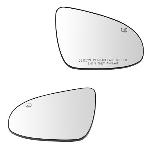 2014-19 Toyota Corolla Driver & Passenger Side 2 Piece Mirror Glass Set TRQ MGA09372