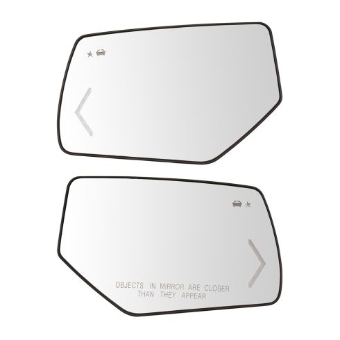 Chevrolet GMC Cadillac Driver & Passenger Side 2 Piece Mirror Glass Set TRQ MGA10027