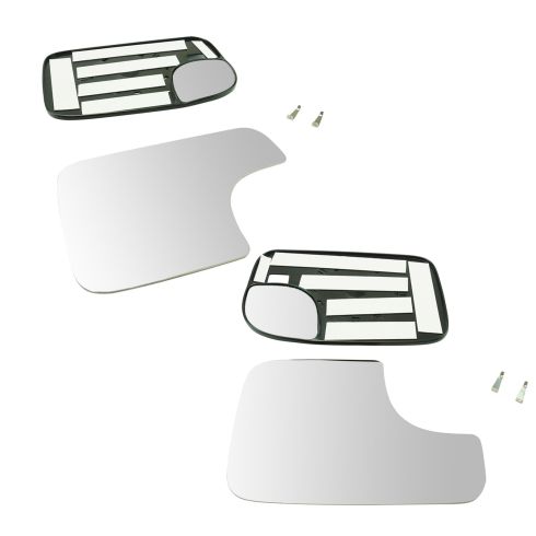 Dodge Ram 1500 2500 3500 Driver & Passenger Side 2 Piece Mirror Glass Set Trail Ridge TR00896