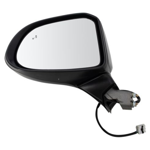 2019-20 Hyundai Santa Fe Driver & Passenger Side 2 Piece Power Without Memory Paint to Match Mirror Set without Heat TRQ MRA04043