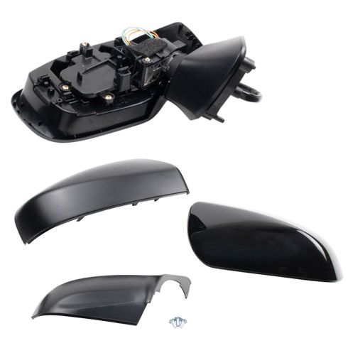 2017-23 Subaru Impreza Driver & Passenger Side 2 Piece Power Without Memory Paint to Match Mirror Set without Heat TRQ MRA03992