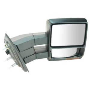 2011-12 Ford F150 Truck Driver & Passenger Side 2 Piece Power Heated Memory Towing Mirror Set Power, Manual Folding Trail Ridge MRA17683