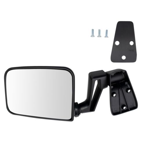 Jeep Wrangler Driver & Passenger Side 2 Piece High Quality Mirror Set TRQ MRA17757