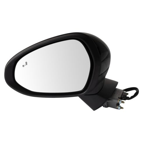 2021-24 Kia K5 GT-Line Driver & Passenger Side 2 Piece Power Heated Without Memory Mirror Set with Textured Housing TRQ MRA17906