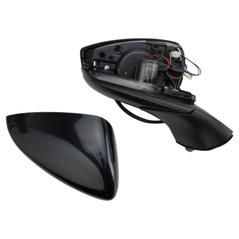 2019-24 Mazda 3 Hatchback Driver & Passenger Side 2 Piece Power Heated Without Memory Mirror Set with Heat TRQ MRA17983