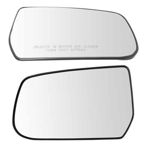 2010-17 Chevrolet Equinox GMC Terrain Driver & Passenger Side 2 Piece Mirror Glass Set TRQ MGA18511