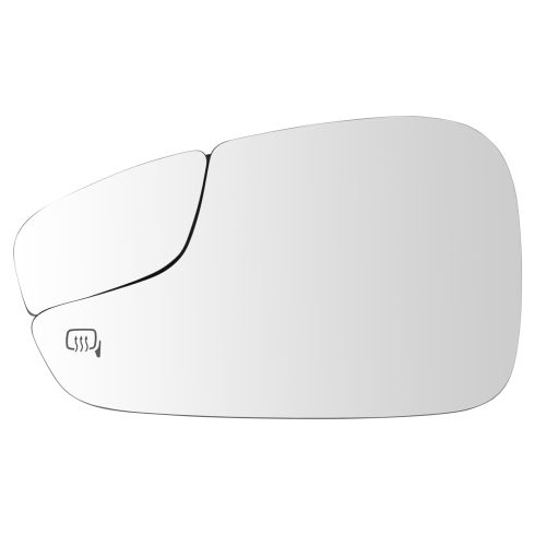 2011-19 Ford Fiesta Driver & Passenger Side 2 Piece Mirror Glass Set TRQ MGA18561