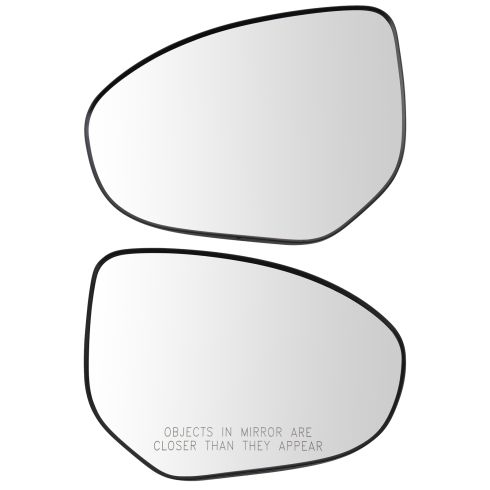 Mazda 2 3 Driver & Passenger Side 2 Piece Mirror Glass Set TRQ MGA18600
