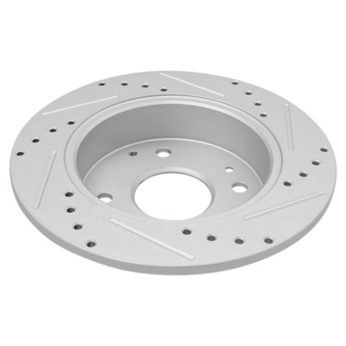 Honda Accord Acura CL Rear Driver & Passenger Side 2 Piece Premium G-Coated Brake Rotor Set TRQ Performance BRA74668