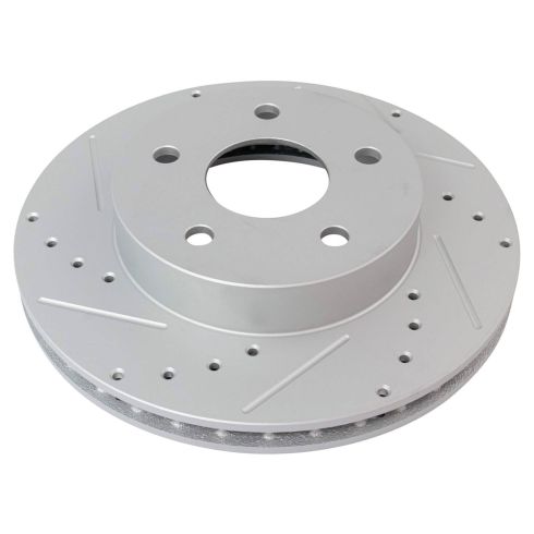 1999-04 Jeep Grand Cherokee Front Driver & Passenger Side 2 Piece Premium G-Coated Performance Brake Rotor Set TRQ Performance BRA74691