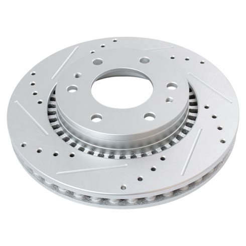 Chevrolet GMC Buick Isuzu Front Driver & Passenger Side 2 Piece Premium G-Coated Brake Rotor Set TRQ Performance BRA74698