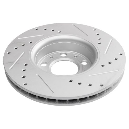 Volvo S60 S80 V70 XC70 Front Driver & Passenger Side 2 Piece Premium G-Coated Brake Rotor Set TRQ Performance BRA74741
