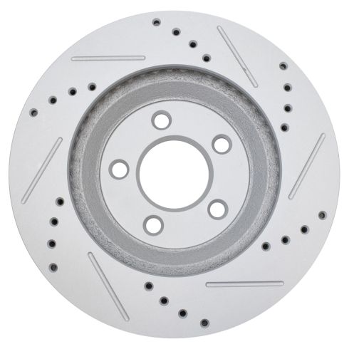 Ford Mustang Front Driver & Passenger Side 2 Piece Premium G-Coated Brake Rotor Set TRQ Performance BRA74802