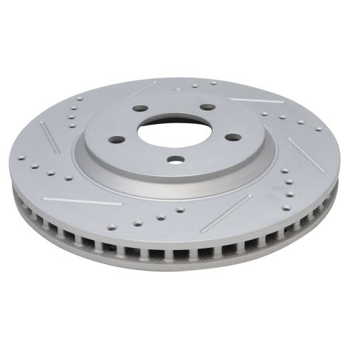 Ford Mustang Front Driver & Passenger Side 2 Piece Premium G-Coated Brake Rotor Set TRQ Performance BRA74802