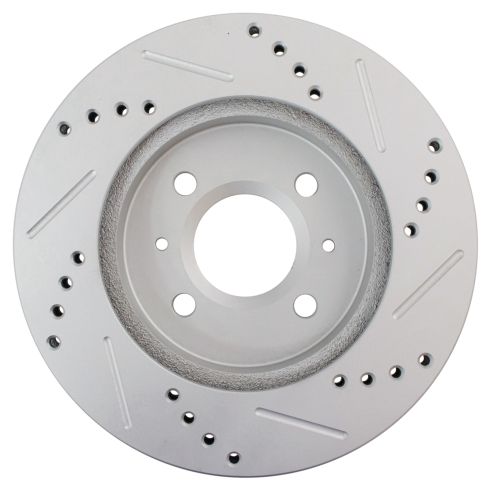 Saturn Front Driver & Passenger Side 2 Piece Premium G-Coated Brake Rotor Set TRQ Performance BRA74882