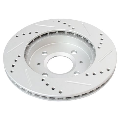 Saturn Front Driver & Passenger Side 2 Piece Premium G-Coated Brake Rotor Set TRQ Performance BRA74882