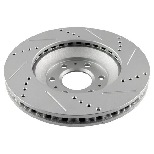 2004-09 Cadillac SRX Front Driver & Passenger Side 2 Piece Premium G-Coated Performance Brake Rotor Set TRQ Performance BRA74936