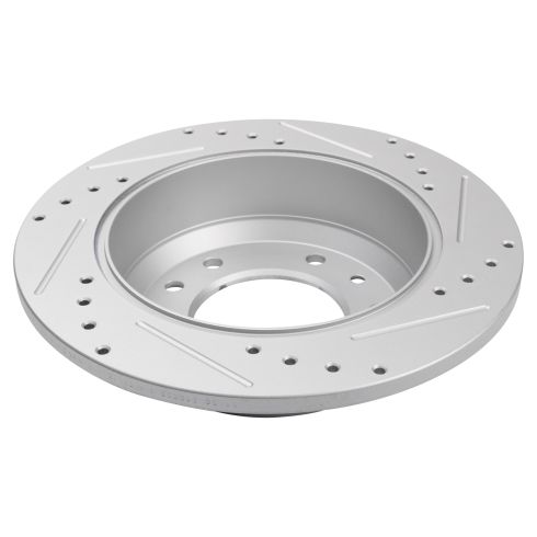 Hyundai Entourage Kia Sedona Rear Driver & Passenger Side 2 Piece Premium G-Coated Brake Rotor Set TRQ Performance BRA75009