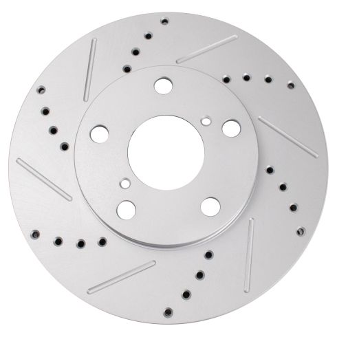2001-05 Toyota Rav4 Front Driver & Passenger Side 2 Piece Premium G-Coated Performance Brake Rotor Set TRQ Performance BRA75010