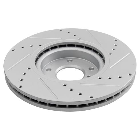 Nissan Infiniti Front Driver & Passenger Side 2 Piece Premium G-Coated Brake Rotor Set TRQ Performance BRA70567