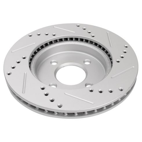 Nissan Versa Versa Note Front Driver & Passenger Side 2 Piece Premium G-Coated Brake Rotor Set TRQ Performance BRA70584