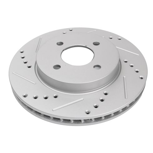 Nissan Versa Versa Note Front Driver & Passenger Side 2 Piece Premium G-Coated Brake Rotor Set TRQ Performance BRA70584