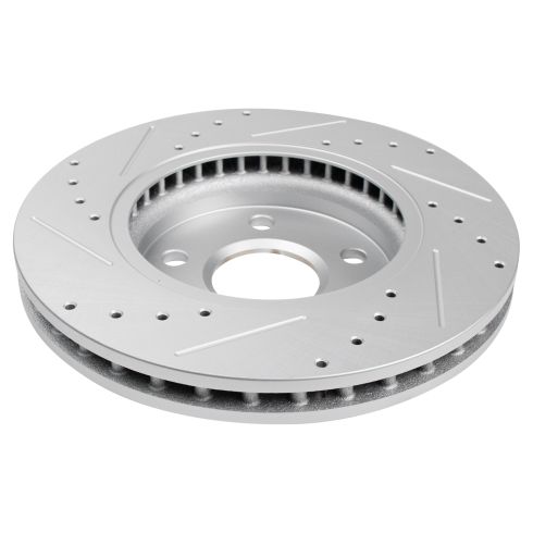 Chevrolet Buick Front Driver & Passenger Side 2 Piece Premium G-Coated Brake Rotor Set TRQ Performance BRA19831
