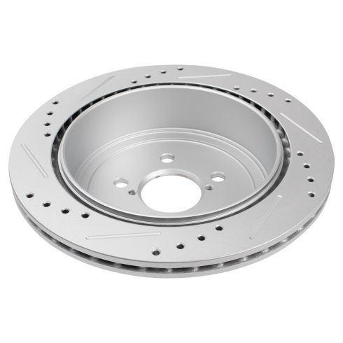 Toyota Subaru Scion Rear Driver & Passenger Side 2 Piece Premium G-Coated Brake Rotor Set TRQ Performance BRA19813