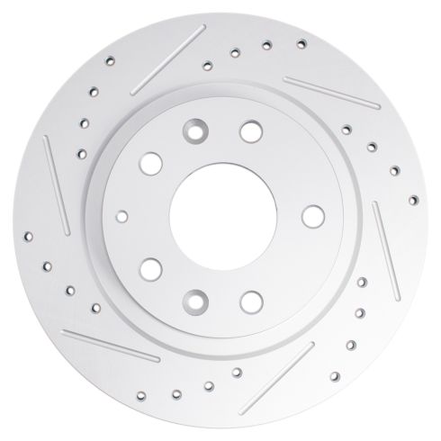 2016-18 Mazda CX-3 Rear Driver & Passenger Side 2 Piece Premium G-Coated Performance Brake Rotor Set TRQ Performance BRA19860