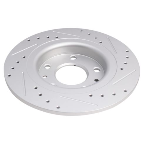 2016-18 Mazda CX-3 Rear Driver & Passenger Side 2 Piece Premium G-Coated Performance Brake Rotor Set TRQ Performance BRA19860