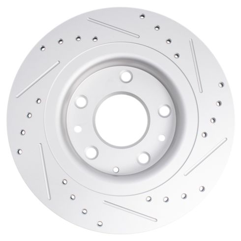 2016-18 Mazda CX-3 Rear Driver & Passenger Side 2 Piece Premium G-Coated Performance Brake Rotor Set TRQ Performance BRA19860